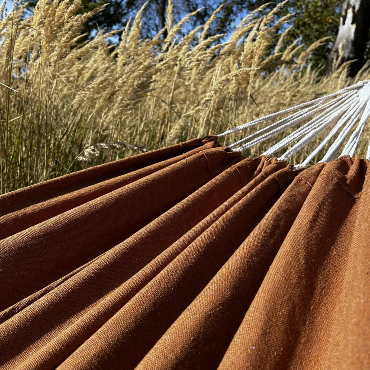 Hamac coton naturel beige 2 places | Ivael